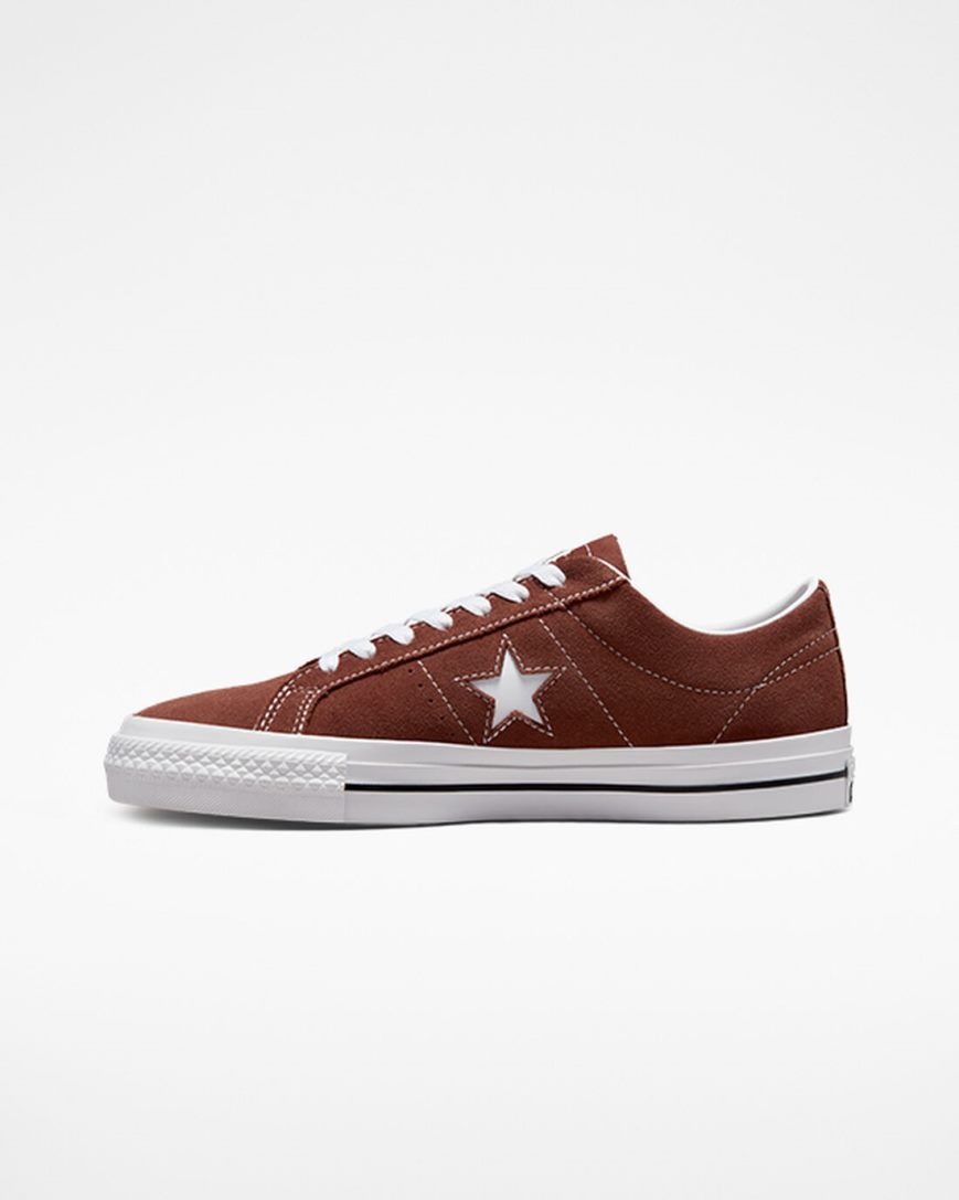 Zapatillas Skate Converse One Star Pro Hombre Rojas Blancas Negras | PE 72E058